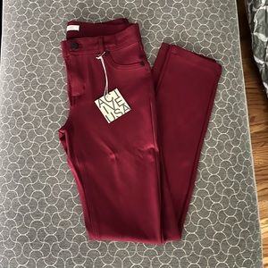 Active USA Burgundy Jeggings Size M